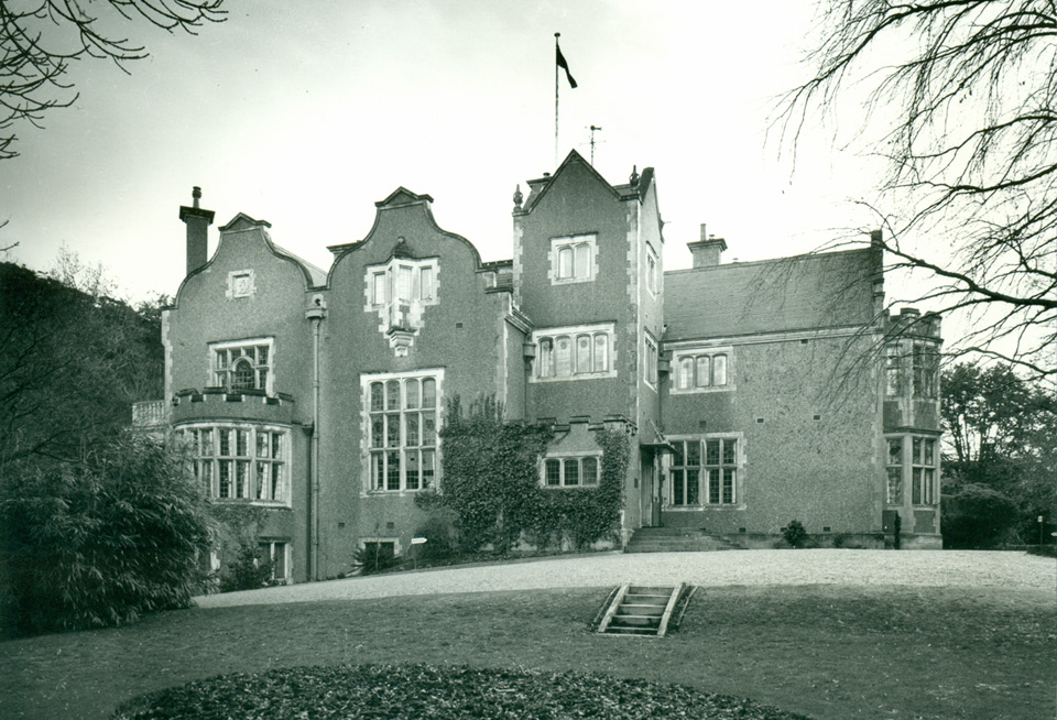 View of the house from the South, August 1977 (Alan Palmer, Dunedin).