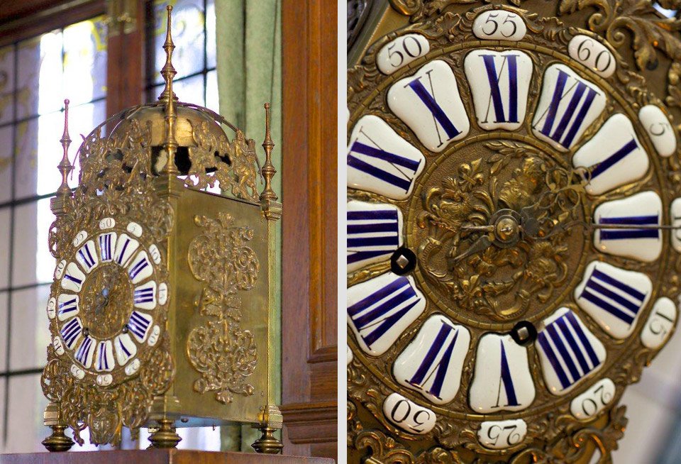 Lantern Clock (located in the Dining Room).