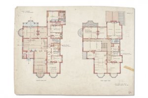 Original floor plans provided by Ernest George and Yeates Abbott, November 1903